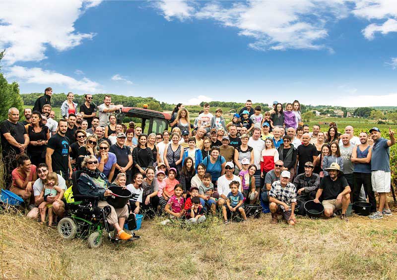 Domaine d'Hondrat familial vineyard domain in Villeveyrac Languedoc France